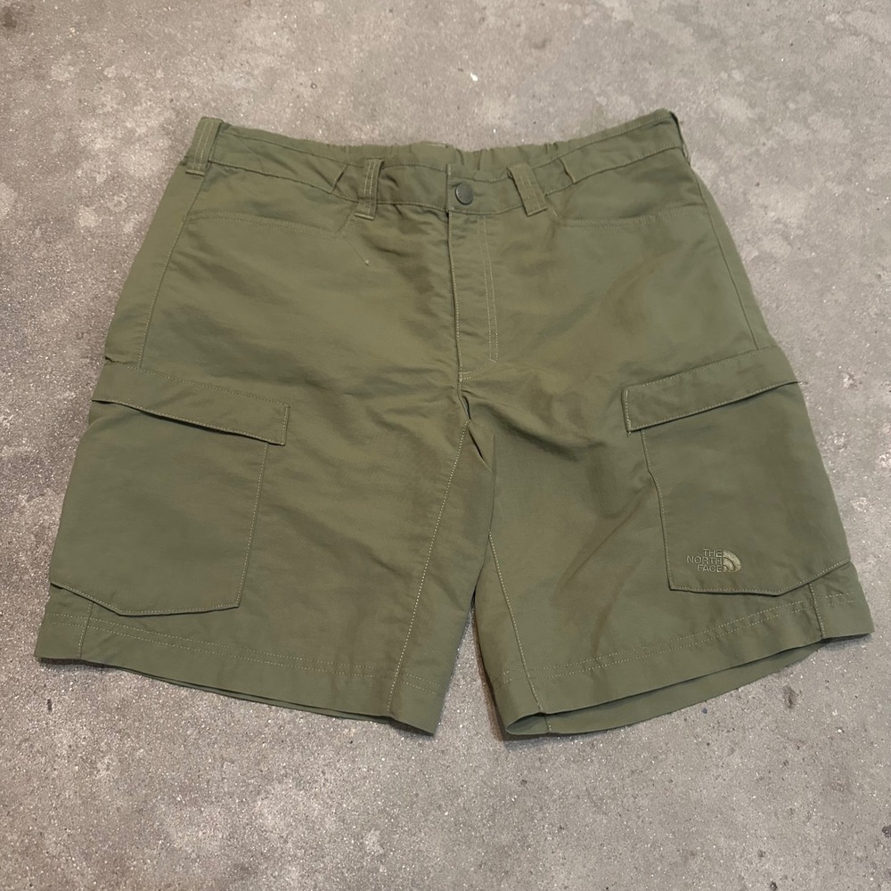 The North Face Cargo Shorts Mens 36 Green NF0A2RGB Hiking‎ Outdoor Nylon
